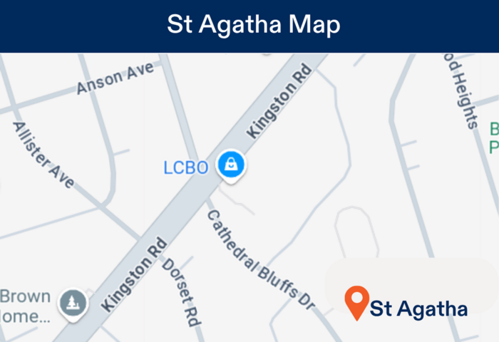 High Park Summer Camp Location Map - St Agatha